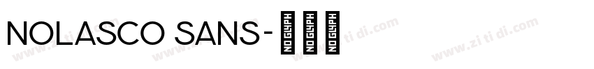 Nolasco Sans字体转换 Nolasco Sans字体转换